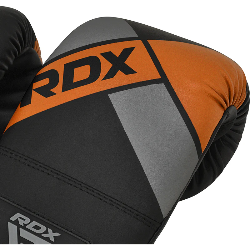 RDX F12 4ft / 5ft 3-in-1 Punch Bag & Mitts Black / Orange / Gray / White Set - Image 10