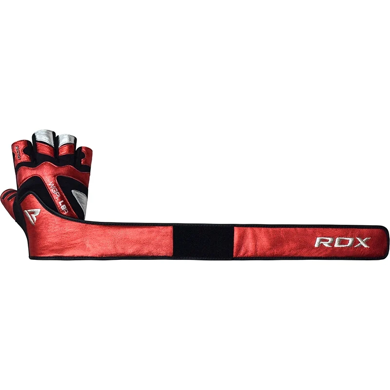 RDX L8 Leather Gym Gloves with Wrist Support - Image 3
