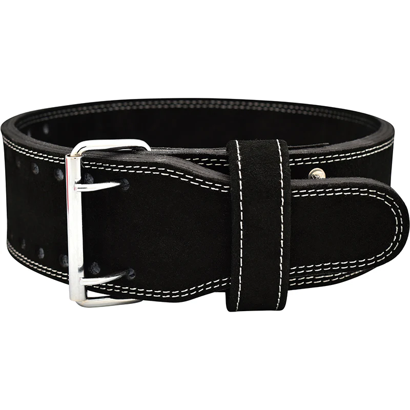 RDX 4PB Suede Leather Black Powerlifting Belt - Image 5