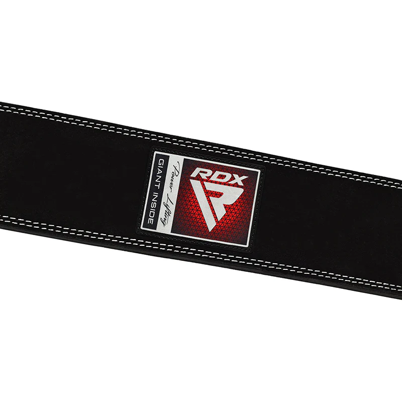 RDX 4PB Suede Leather Black Powerlifting Belt - Image 7