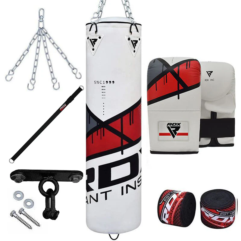 RDX F7 Ego 8-in-1 Boxing Punch Bag & Mitts Set - Image 14