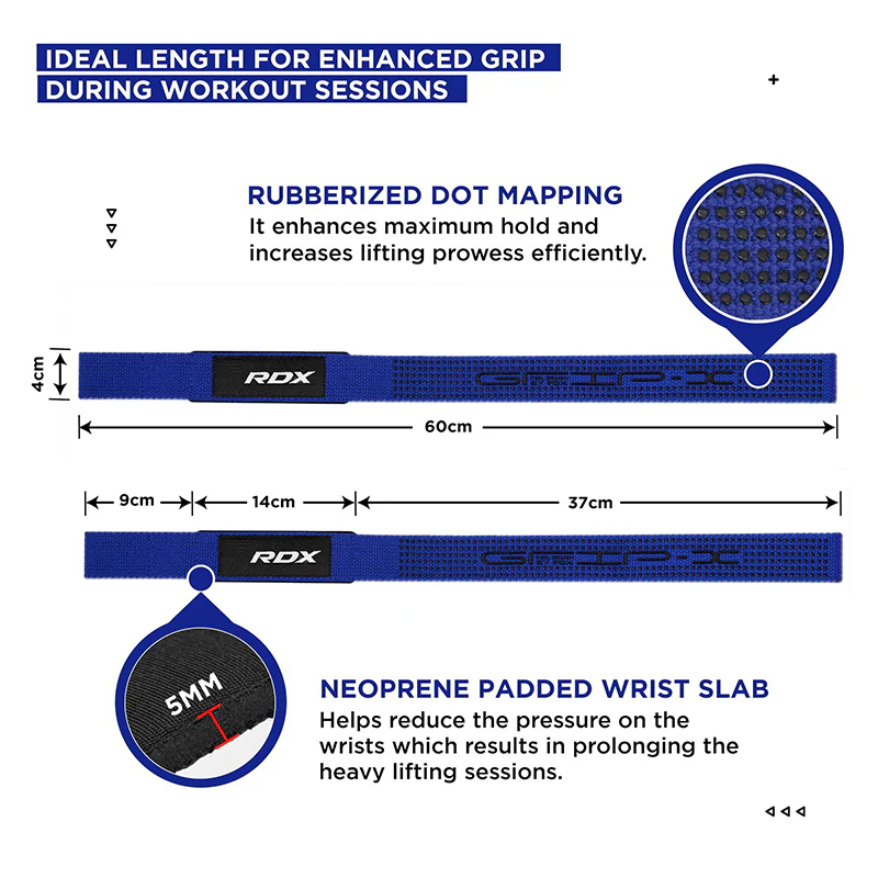 RDX S4 Weightlifting Wrist Straps - Image 9