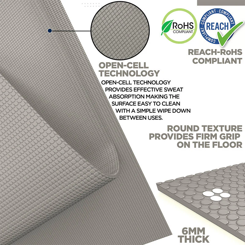 RDX SC Iris 6mm PVC Yoga Mat - Image 17