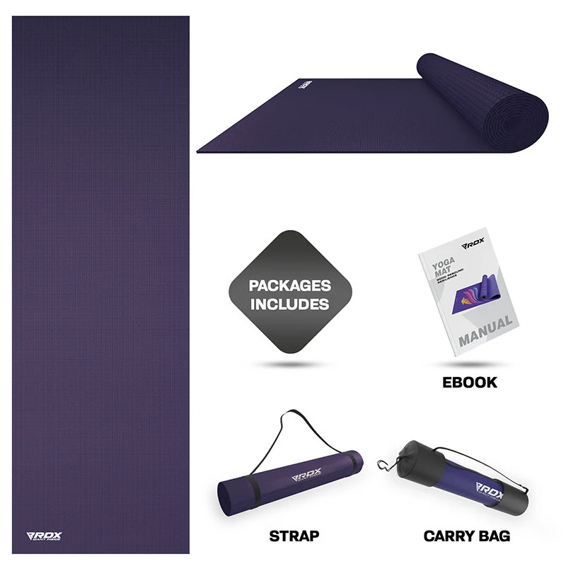 RDX SC Iris 6mm PVC Yoga Mat - Image 20