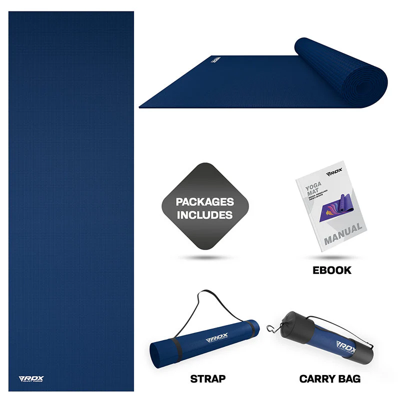 RDX SC Iris 6mm PVC Yoga Mat - Image 3