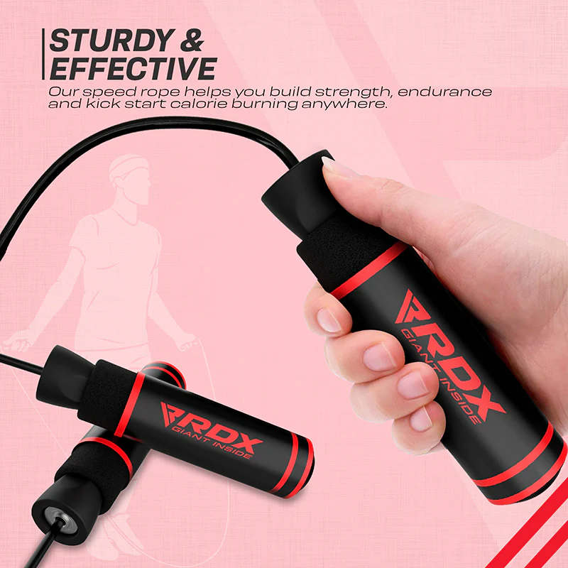RDX SR Adjustable 10.3ft Non-Slip Memory Foam Soft Handles Skipping Rope - Image 17