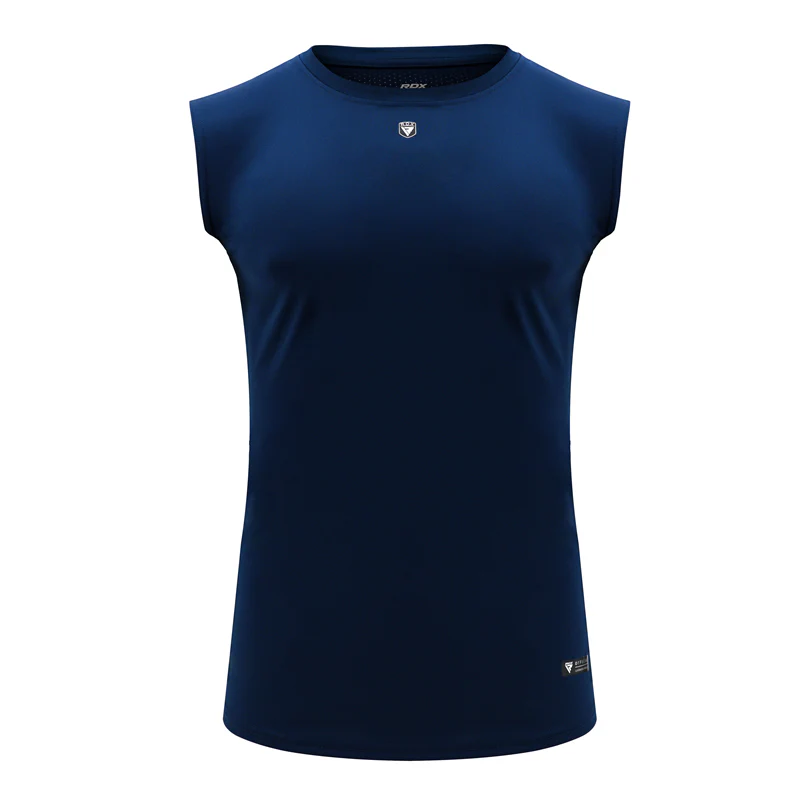 RDX T1 Blue Sleeveless Top - Image 2