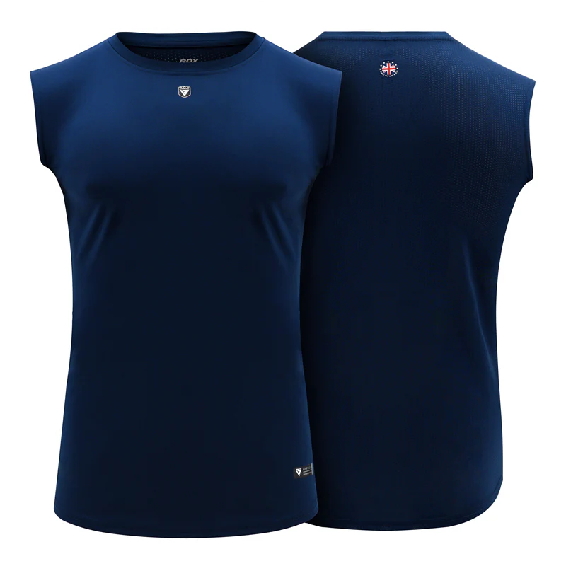 RDX T1 Blue Sleeveless Top - Image 6