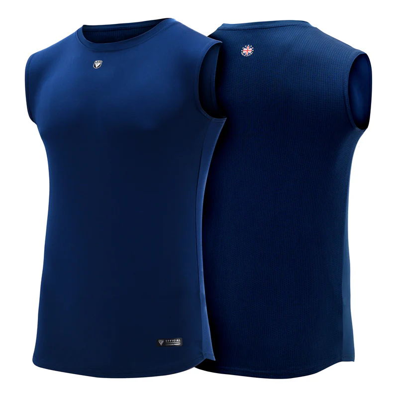 RDX T1 Blue Sleeveless Top - Image 7