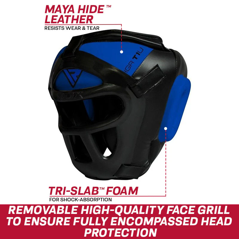 RDX T1 Head Guard With Removable Face Cage - Image 3