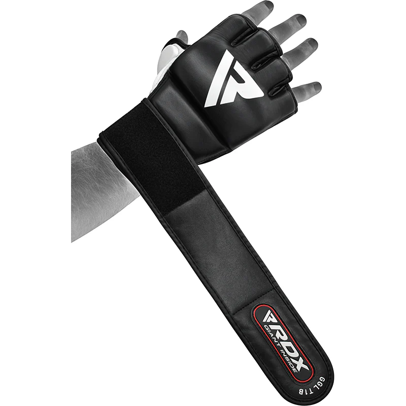 RDX T1 Leather MMA Training Gloves - Image 2