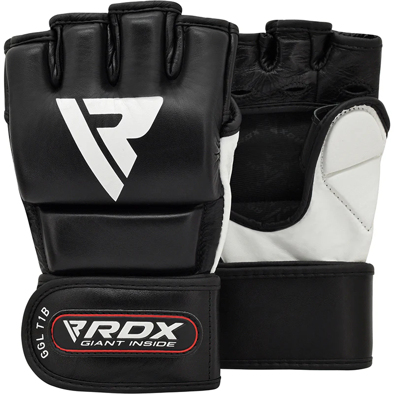 RDX T1 Leather MMA Training Gloves - Image 3