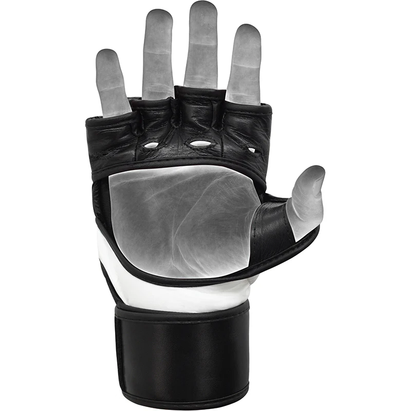 RDX T1 Leather MMA Training Gloves - Image 5