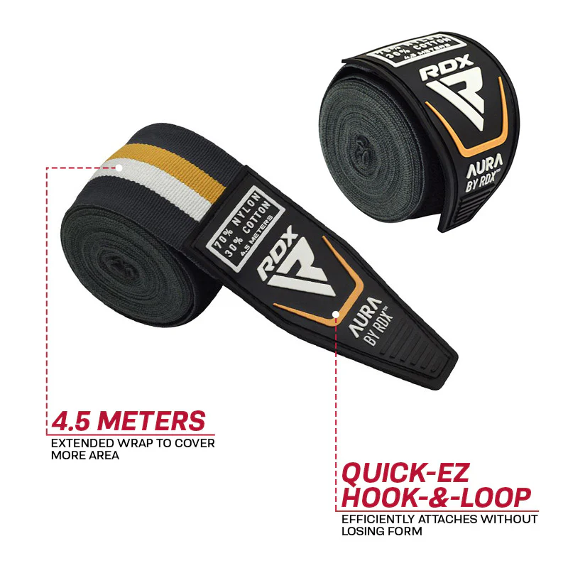 RDX T17 Aura Boxing Hand Wraps - Image 2