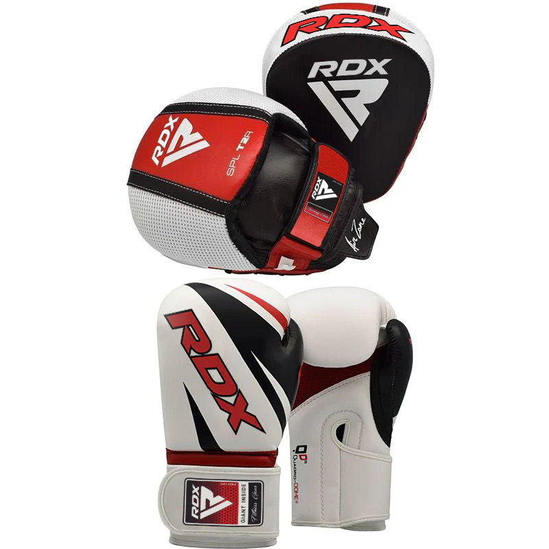 RDX T2 Boxing Gloves & Focus Pads - Image 4
