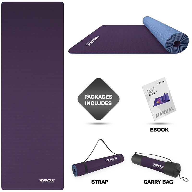 RDX UM 6mm TPE Yoga Mat - Image 2