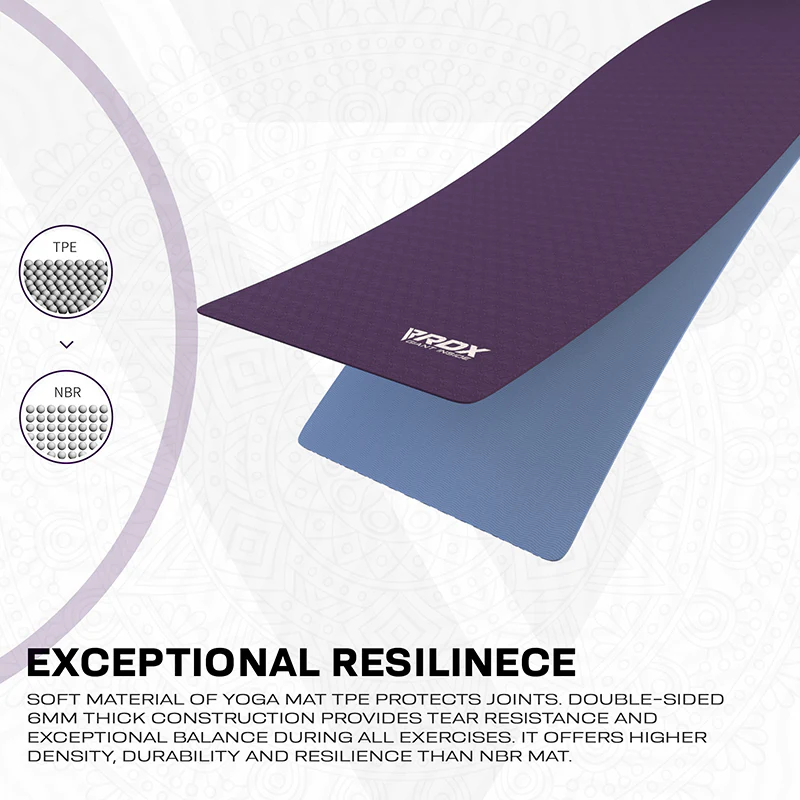 RDX UM 6mm TPE Yoga Mat - Image 3