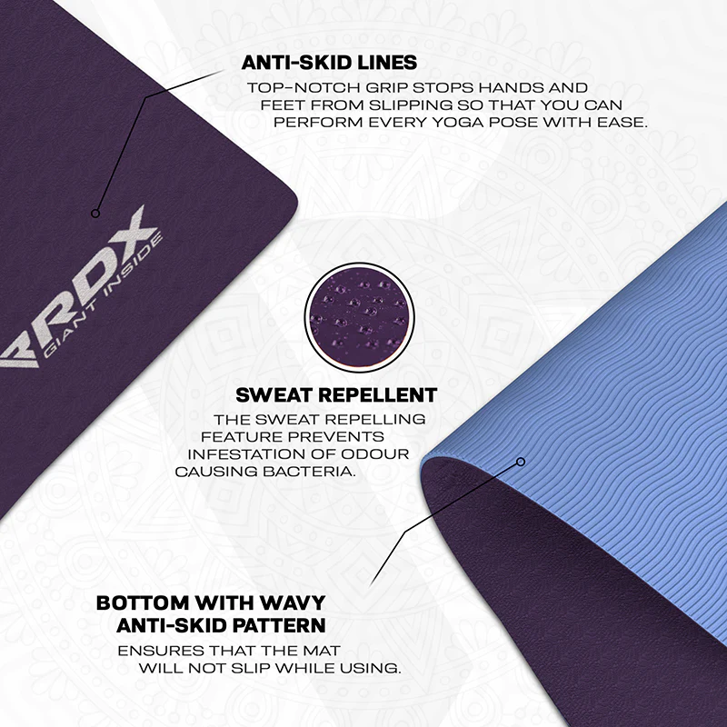 RDX UM 6mm TPE Yoga Mat - Image 5