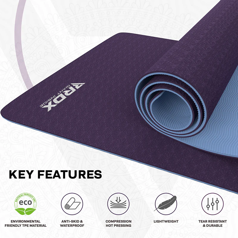 RDX UM 6mm TPE Yoga Mat - Image 6