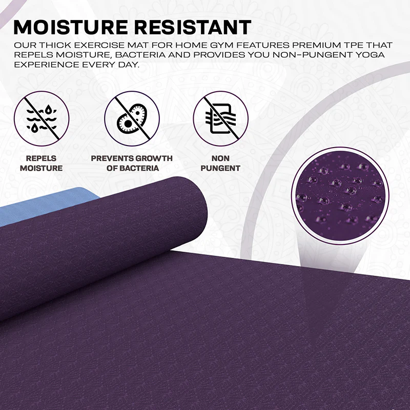 RDX UM 6mm TPE Yoga Mat - Image 8