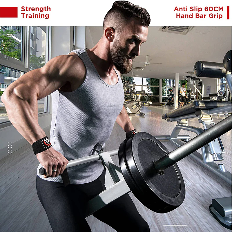 RDX W1 Weight Training Wrist Straps - Image 4