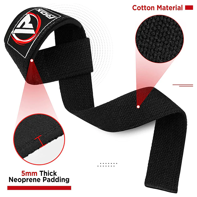 RDX W1 Weight Training Wrist Straps - Image 5