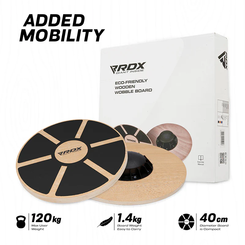 RDX W1 Wooden Wobble Round Balance Board - Image 12