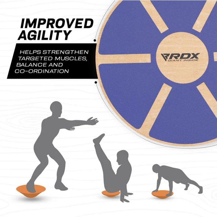 RDX W1 Wooden Wobble Round Balance Board - Image 6
