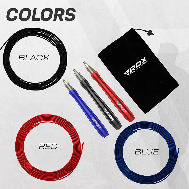 RDX W2 Adjustable 10.3ft Skipping Rope with Non-Slip Aluminum Handles - Image 12