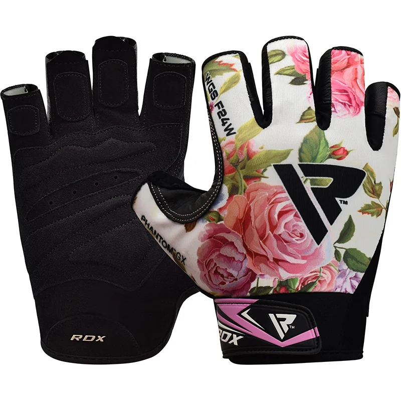 RDX F24 Floral Gym Workout Gloves for Women - Image 15