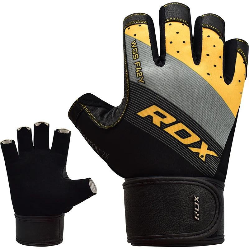 RDX F42 Gym Gloves with Wrist Strap - Image 4