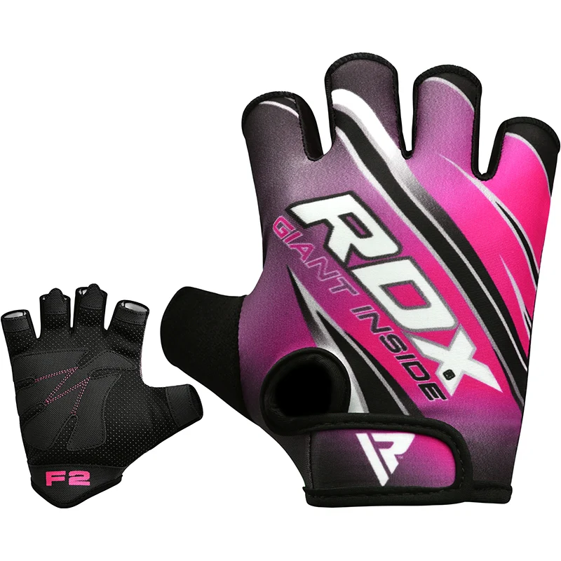 RDX F2 Pink Gym Workout Gloves - Image 5