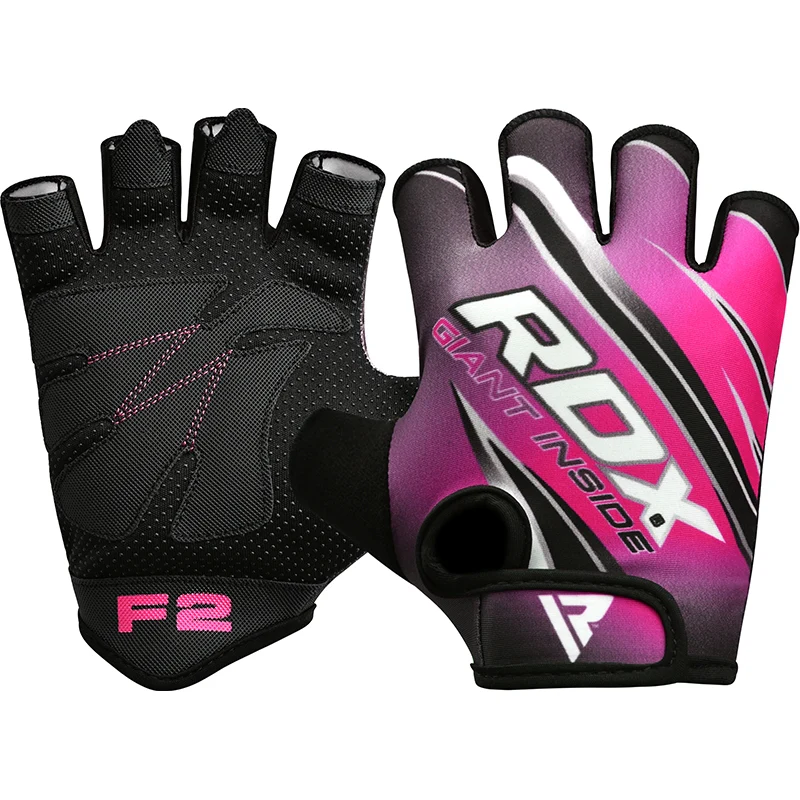 RDX F2 Pink Gym Workout Gloves - Image 8
