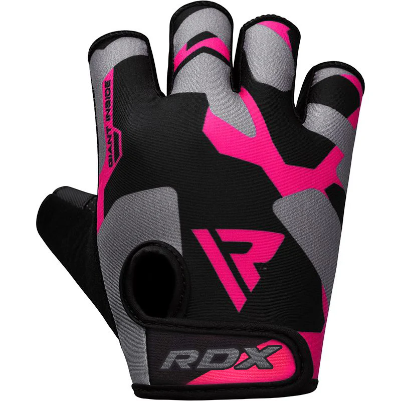 RDX F6 Pink Weightlifting Gym Gloves - Image 3