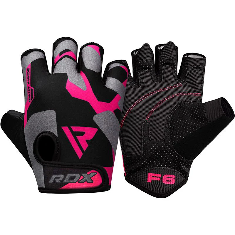 RDX F6 Pink Weightlifting Gym Gloves - Image 5