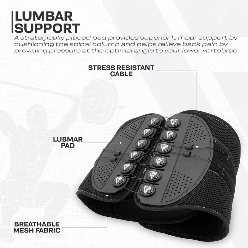 RDX WS FlexDIAL Adjustable FDA Approved Lumbar Back Support Brace - Image 2
