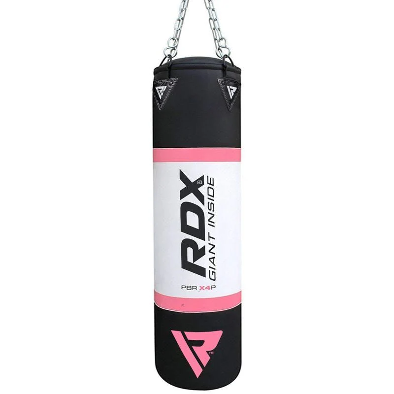 RDX X4 4ft 4-in-1 Punch Bag with gloves & wall Bracket Set - Image 2
