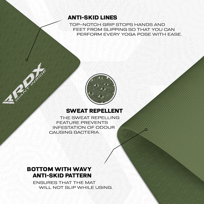 RDX YM 6mm TPE Yoga Mat - Image 27