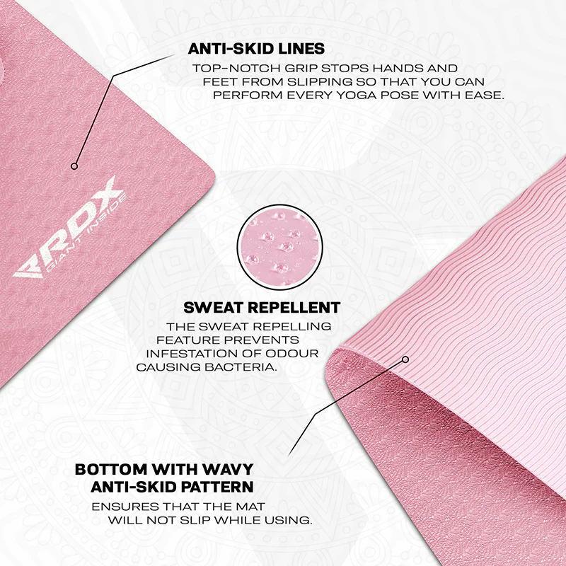 RDX YM 6mm TPE Yoga Mat - Image 45