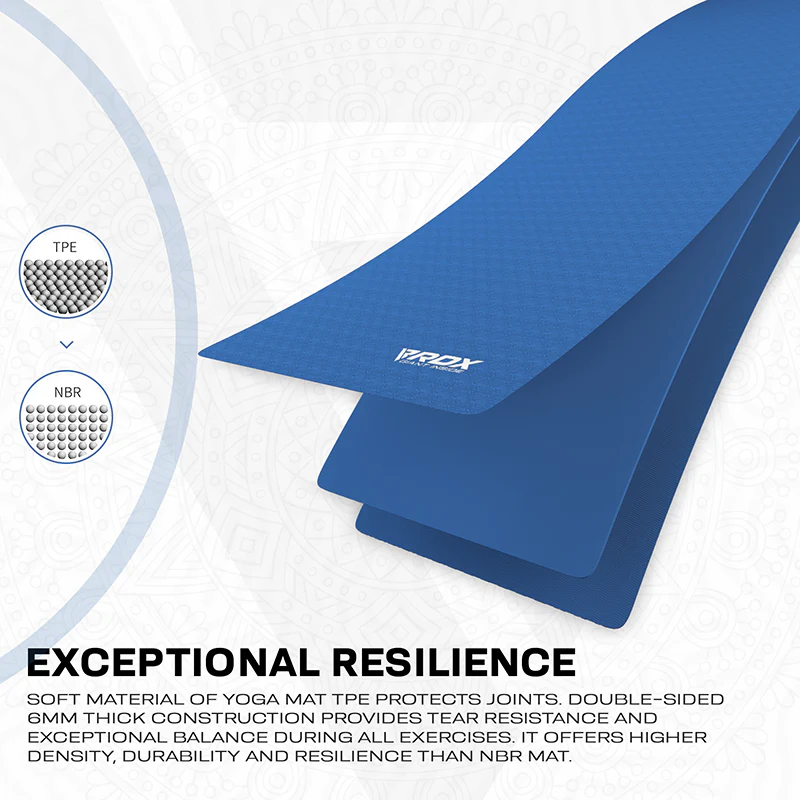 RDX YM 6mm TPE Yoga Mat - Image 5