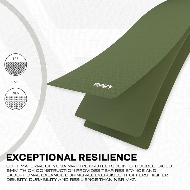 RDX YM 6mm TPE Yoga Mat - Image 7