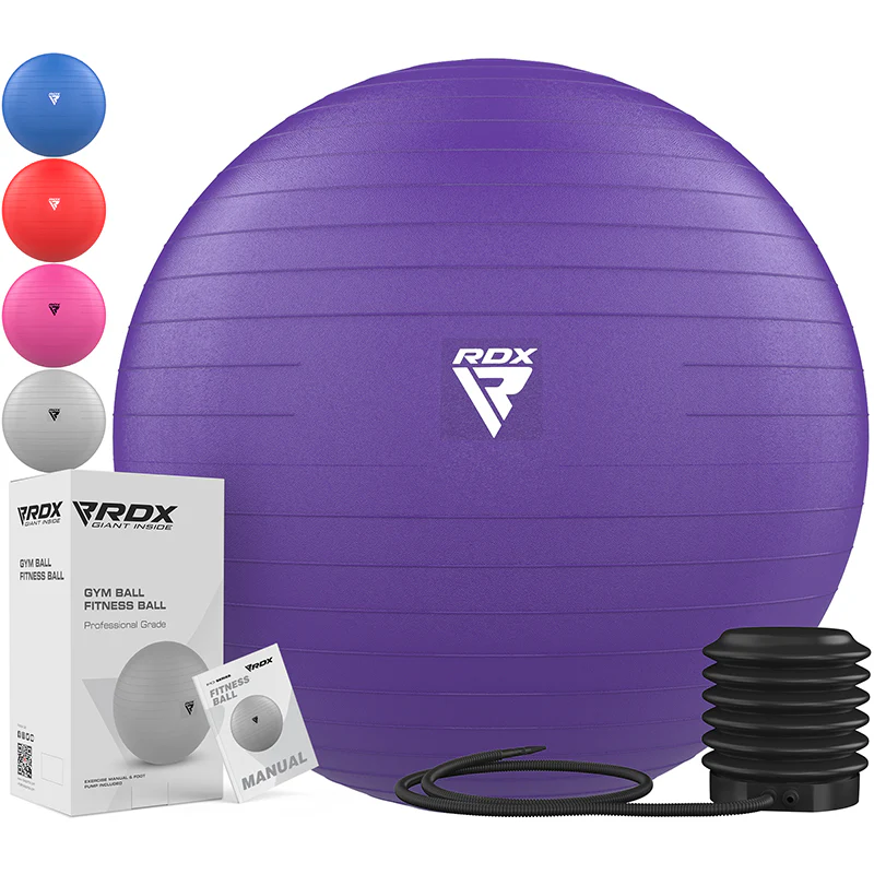 RDX B1 Inflatable Anti-Slip Yoga Ball with Portable Foot Air Pump - Image 3