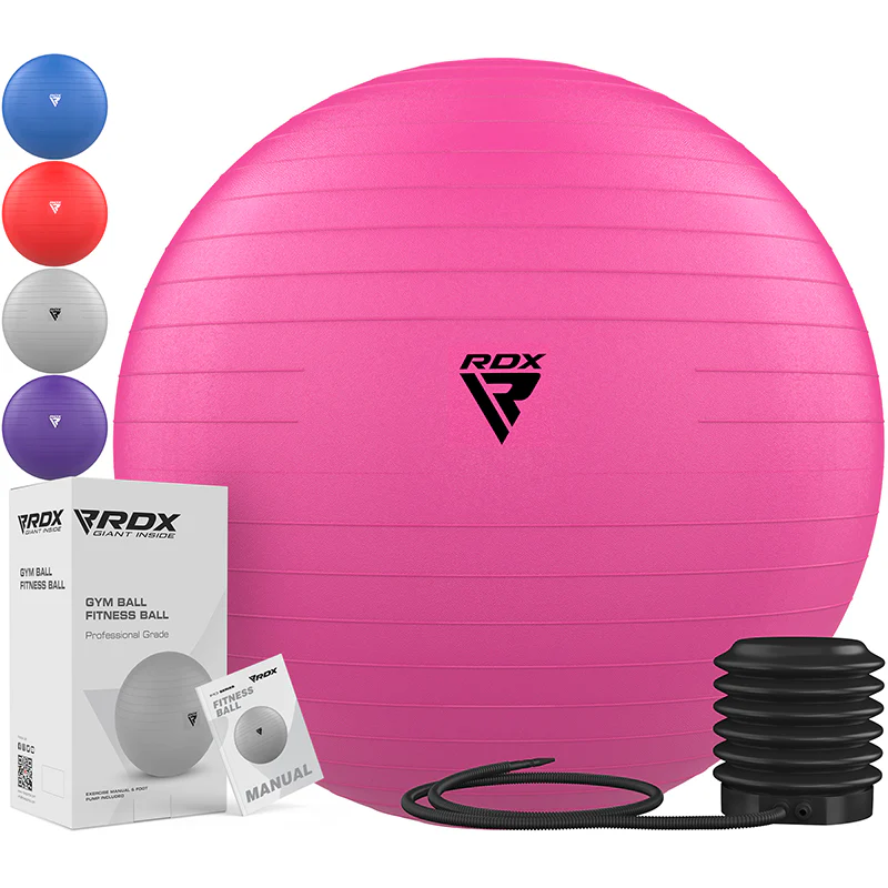 RDX B1 Inflatable Anti-Slip Yoga Ball with Portable Foot Air Pump - Image 4