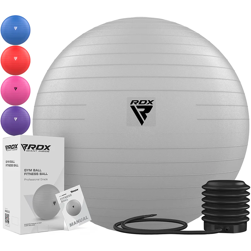 RDX B1 Inflatable Anti-Slip Yoga Ball with Portable Foot Air Pump - Image 5