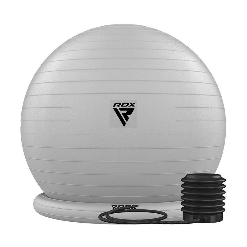 RDX B2 Inflatable Yoga Ball with Anti-Slip Base, Resistance Tubes & Air Pump - Image 9