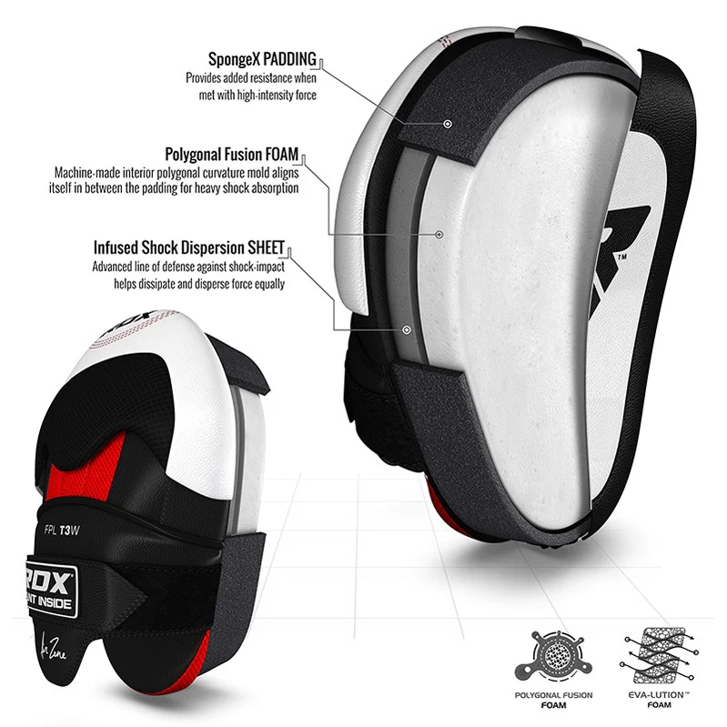 RDX T3 Leather Boxing Pads - Image 7