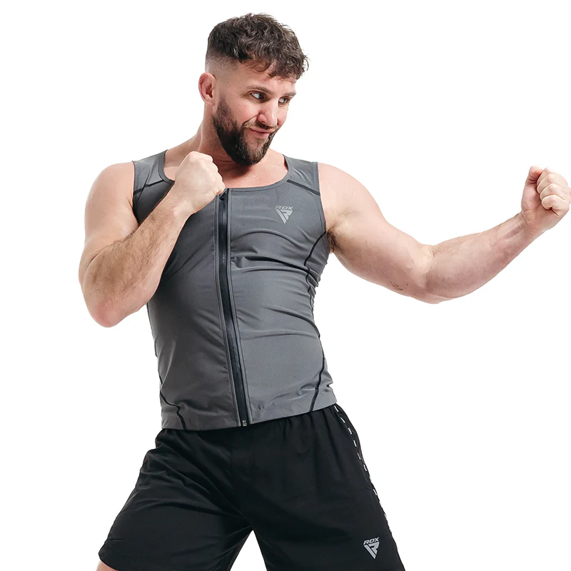 RDX Zippered Men Sweat Vest - Image 22