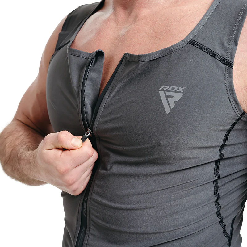RDX Zippered Men Sweat Vest - Image 24