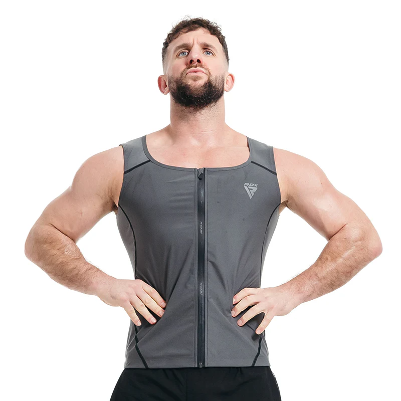 RDX Zippered Men Sweat Vest - Image 8